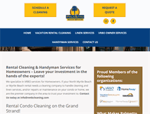 Tablet Screenshot of nmbcleaning.com